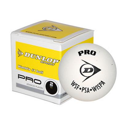 Squashové míčky DUNLOP PRO WHITE